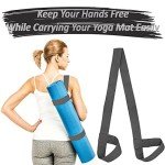 Adjustable Yoga Mat Carry Strap - Grey