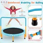 Kids 36" Trampoline with Handle - Light Blue