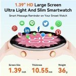 Hwagol 1.39" Smart Fitness Watch with Calls