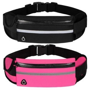 2 Pack Adjustable Running Belts for Women