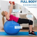Anti-Burst Slip-Resistant Exercise Ball with Pump