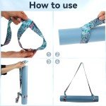 Adjustable Yoga Mat Carrying Strap - 2 Pack