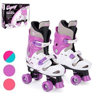Adjustable Osprey Kids Purple Roller Skates