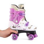 Adjustable Osprey Kids Purple Roller Skates