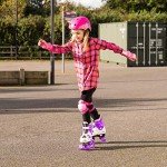 Adjustable Osprey Kids Purple Roller Skates