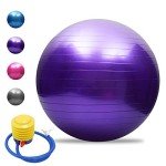 TOMSHOO Anti-Burst Exercise and Yoga Ball