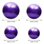 TOMSHOO Anti-Burst Exercise and Yoga Ball