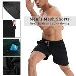 HOPLYNN Men's 2-in-1 Breathable Workout Shorts