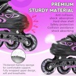 Adjustable Inline Skates for Kids with Light-Up Wheels