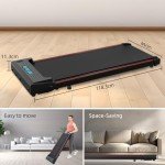 LIKESPORTING Portable Walking Pad Treadmill for Home