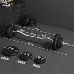 Adjustable 20KG Barbell and Dumbbell Set