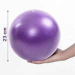 9-Inch Anti-Slip Pilates and Yoga Ball - Purple