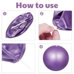 9-Inch Anti-Slip Pilates and Yoga Ball - Purple