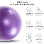 9-Inch Anti-Slip Pilates and Yoga Ball - Purple