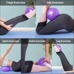 9-Inch Anti-Slip Pilates and Yoga Ball - Purple