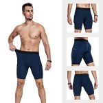Men's 3-Pack Compression Workout Shorts with Pockets