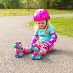 Beginner Pink Quad Roller Skates for Kids
