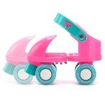 Beginner Pink Quad Roller Skates for Kids