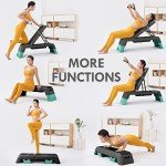 Leikefitness Adjustable Aerobic Deck & Dumbbell Bench