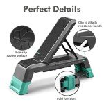 Leikefitness Adjustable Aerobic Deck & Dumbbell Bench