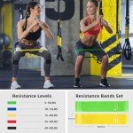 Set of 5 Resistance Bands for Home Workouts