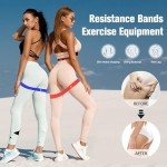 Set of 5 Resistance Bands for Home Workouts
