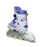 Adjustable Light-Up Inline Roller Skates for All Ages