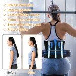 UZSUZZ Adjustable Waist Trainer Belt for Fitness