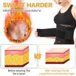 UZSUZZ Adjustable Waist Trainer Belt for Fitness
