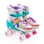 TENBOOM Adjustable Roller Skates for Girls and Women