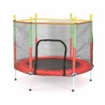6FT Toddler Trampoline with Safety Enclosure Net