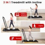 CITYSPORTS Folding Treadmill with Incline and Remote
