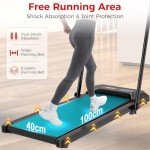 CITYSPORTS Folding Treadmill with Incline and Remote