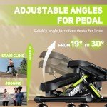 Mini Stepper with Resistance Bands and LCD Monitor