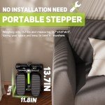 Mini Stepper with Resistance Bands and LCD Monitor