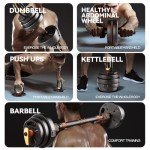 Versatile 6-in-1 Adjustable Dumbbell and Barbell Set