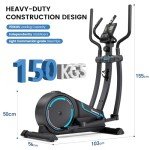 Dripex Magnetic Elliptical Cross Trainer for Home
