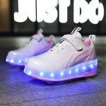 Kids LED Roller Skates with Double Wheels