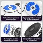 Adjustable Waist Twisting Disc with Handles - Blue