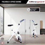 Ultrasport Folding Exercise Bike - Quiet & Comfortable