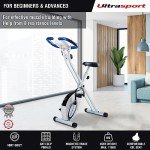 Ultrasport Folding Exercise Bike - Quiet & Comfortable