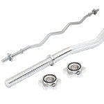 Barbell and Dumbbell Curl Set (4ft EZ Curl Bar)