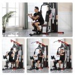 Fitvids Complete Home Gym with Leg Press & Pulley