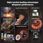 CHAOKE Magnetic Indoor Cycling Bike for Home Fitness