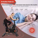 CHAOKE Magnetic Indoor Cycling Bike for Home Fitness