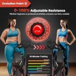 CHAOKE Magnetic Indoor Cycling Bike for Home Fitness