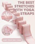 YOTTOY Yoga Strap with Resistance Bands - Pink