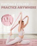 YOTTOY Yoga Strap with Resistance Bands - Pink