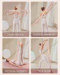 YOTTOY Yoga Strap with Resistance Bands - Pink