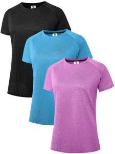 Women's Moisture-Wicking Short Sleeve Workout Tees